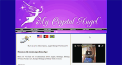 Desktop Screenshot of mycrystalangel.com